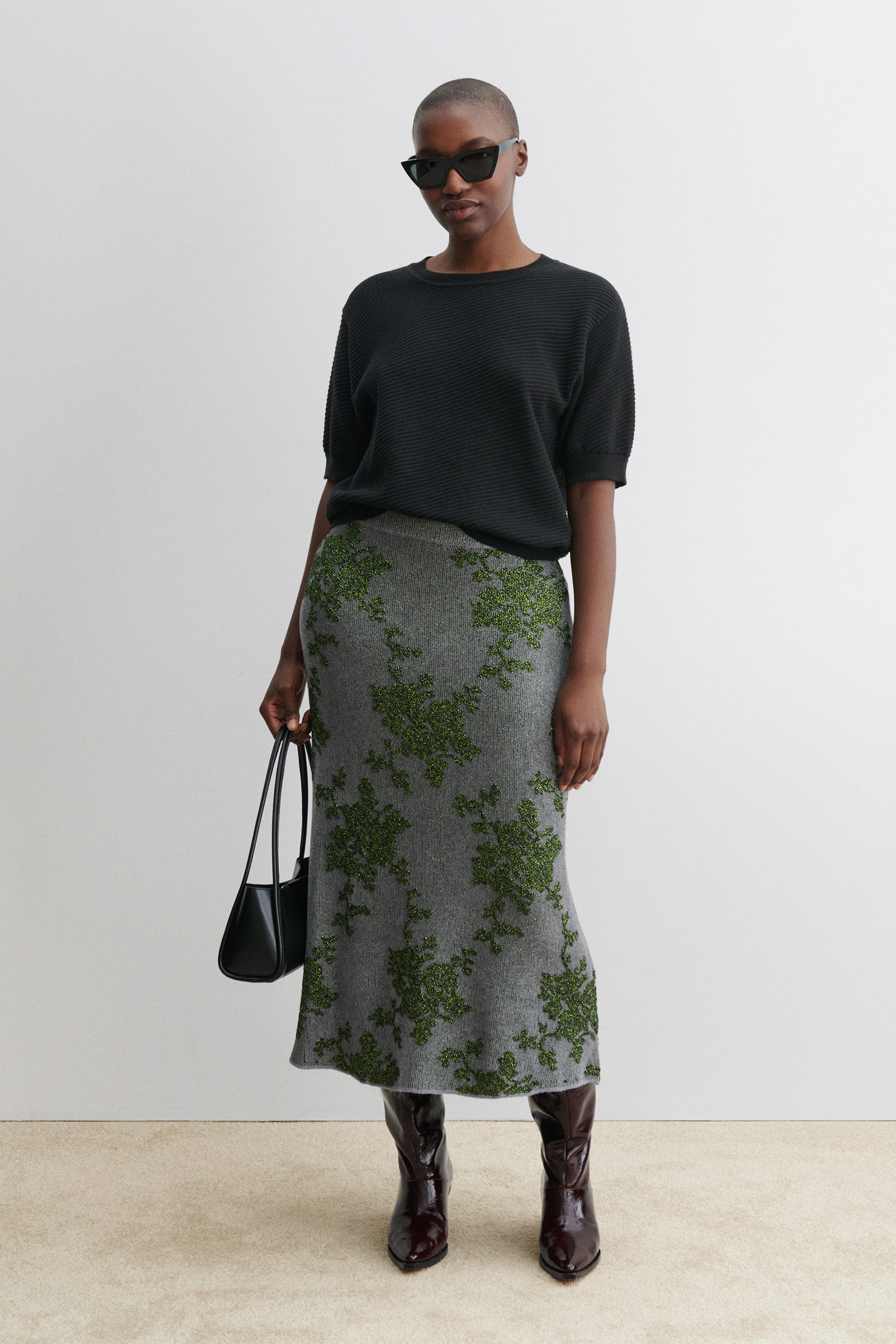 Broccada Skirt-SKIRTS-Rachel Comey