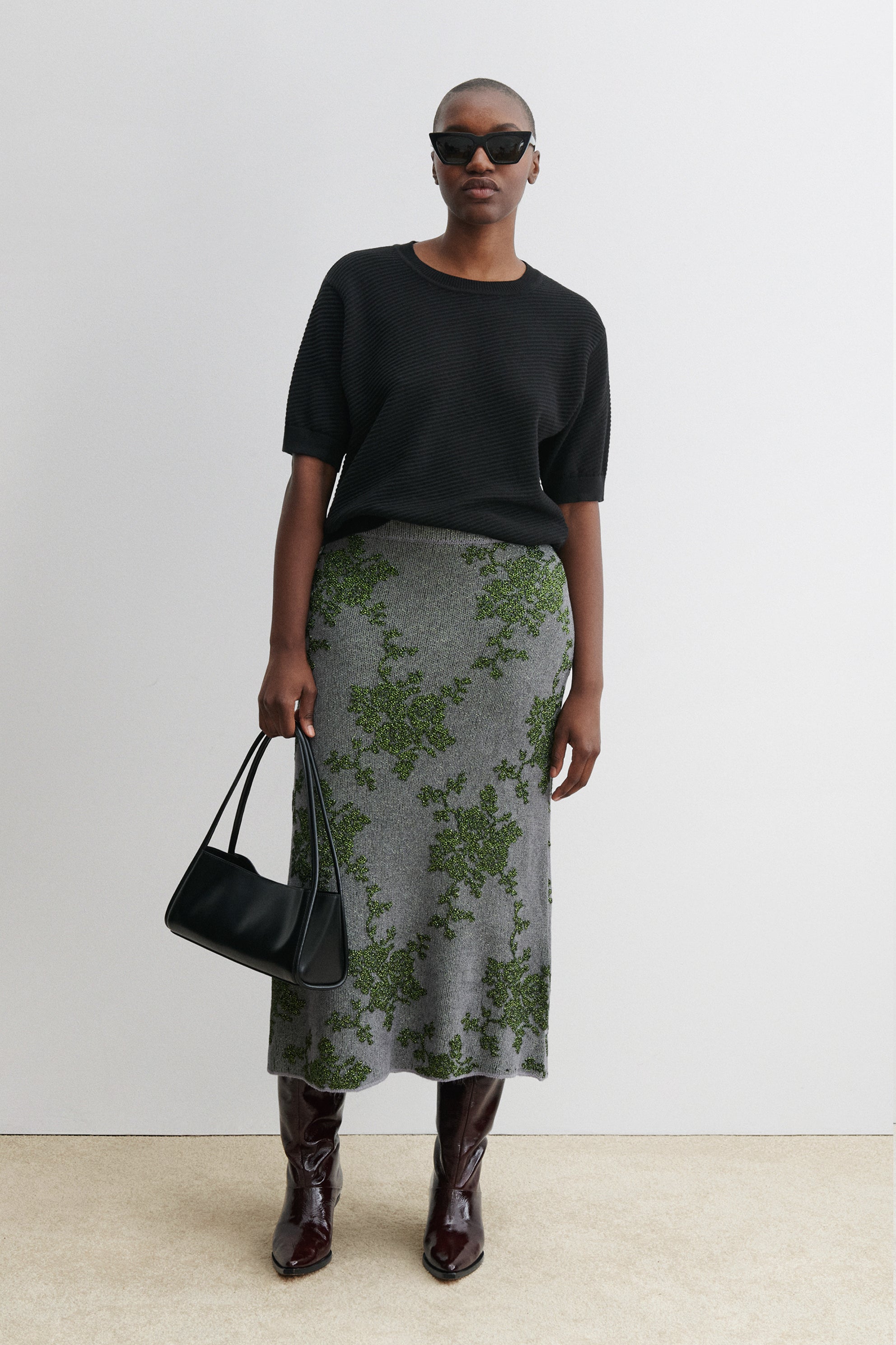 Broccada Skirt-SKIRTS-Rachel Comey