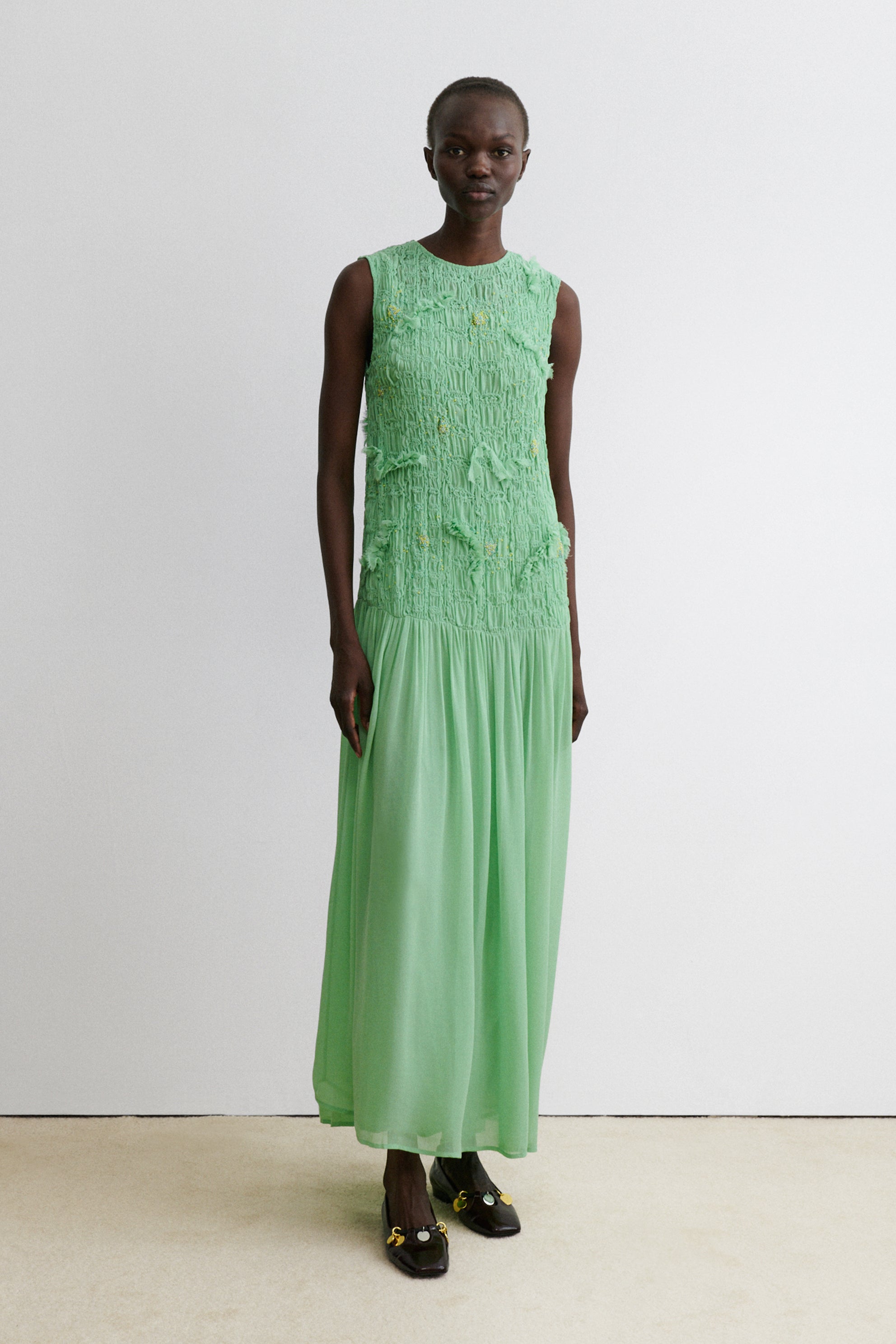 Sway Dress Pistachio / 2. / Beaded Lettuce Sway Dress Pistachio / 2. / Beaded Lettuce