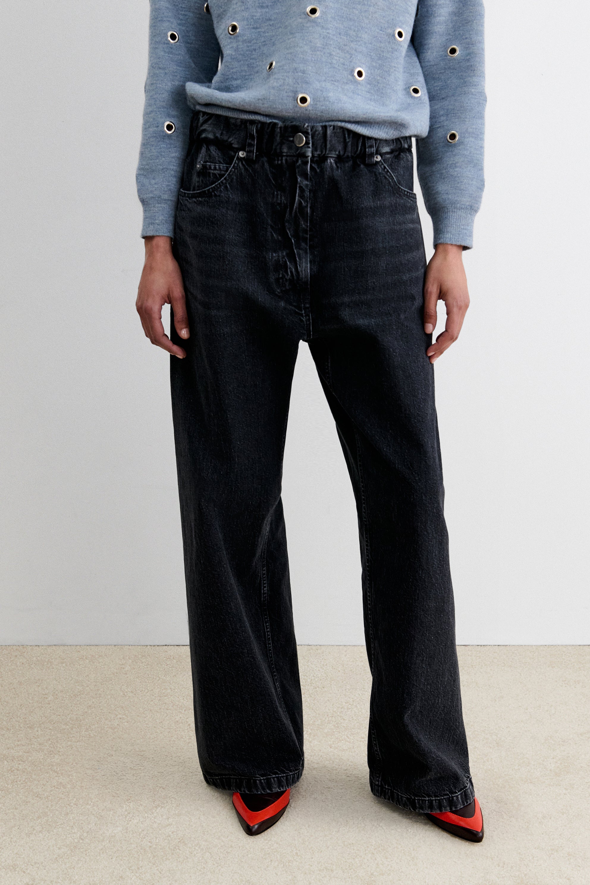 Slacker Pant-DENIM-Rachel Comey