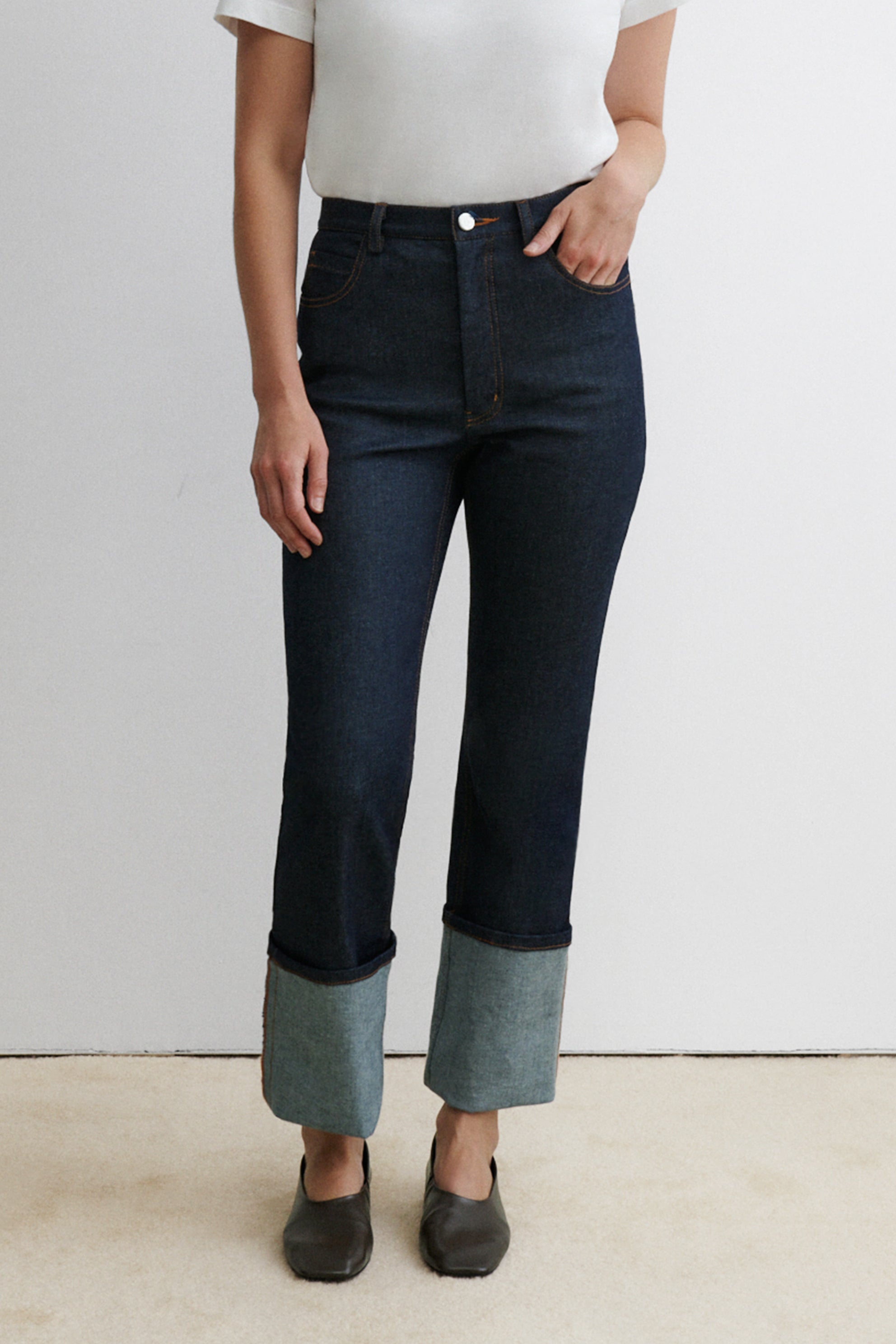 Mercer Pant-DENIM-Rachel Comey