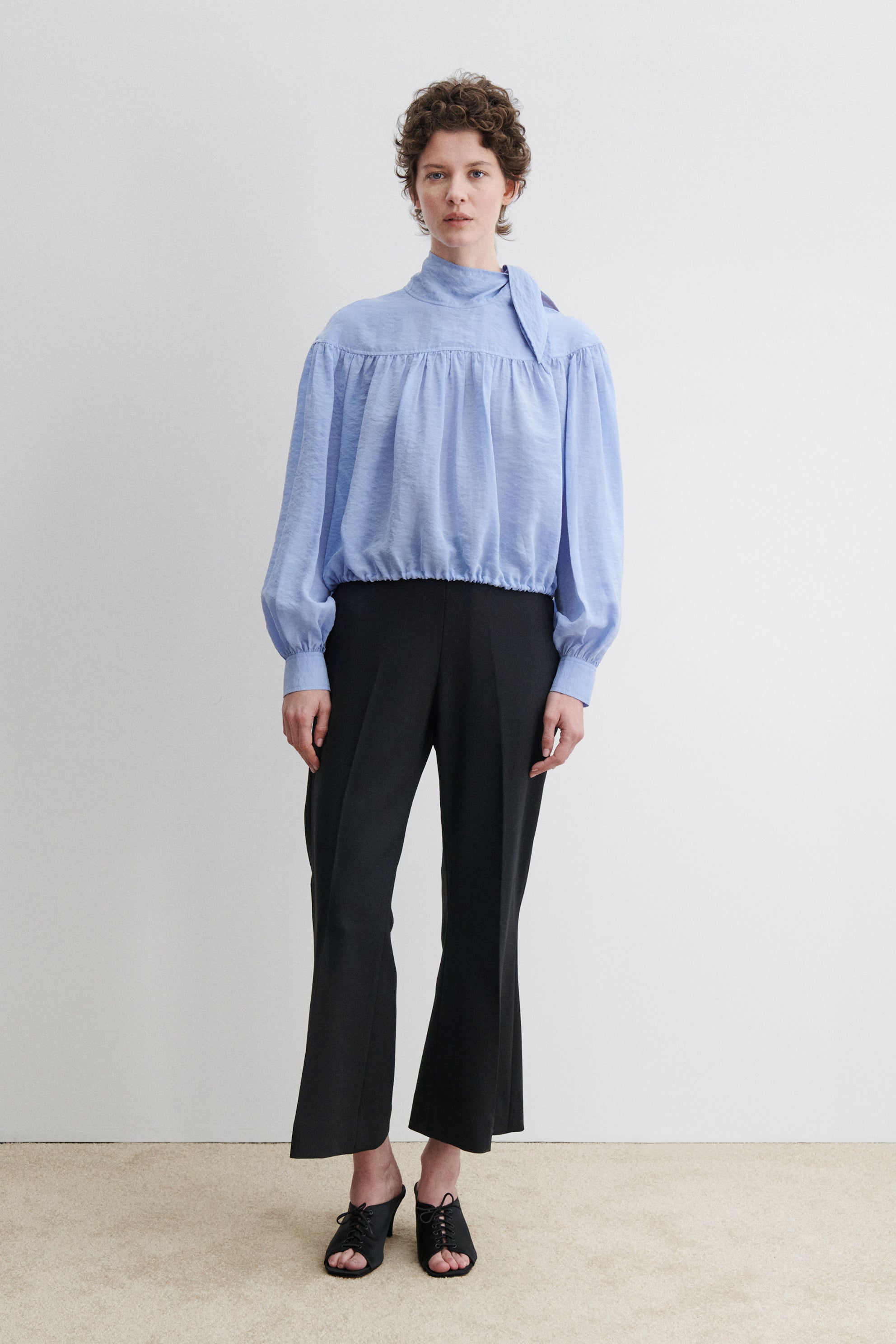 レイチェルコーミー　トップス  シルク　ブルー Rachel Comey | Official Site | rachelcomey.com