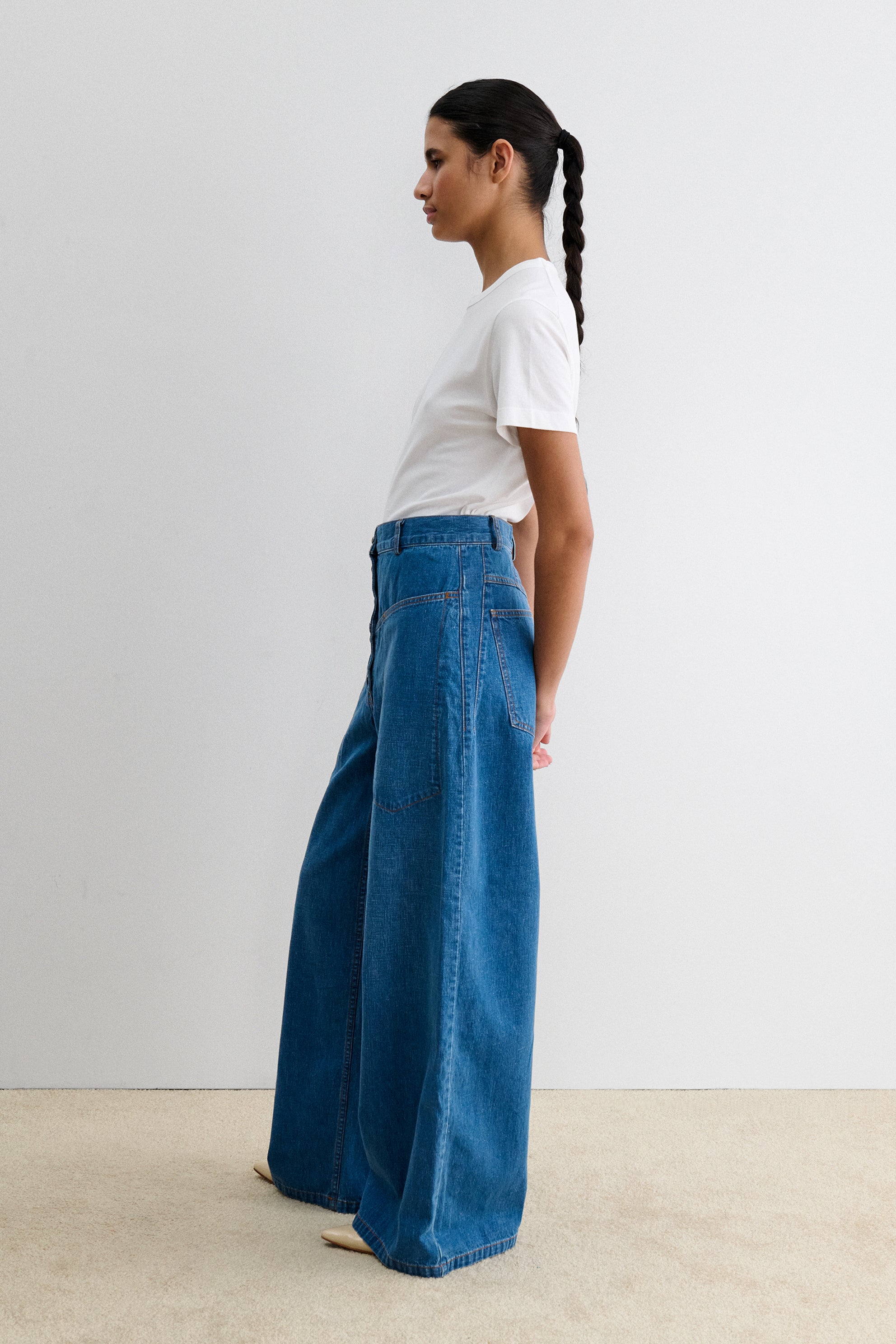 Angle Pant-DENIM-Rachel Comey