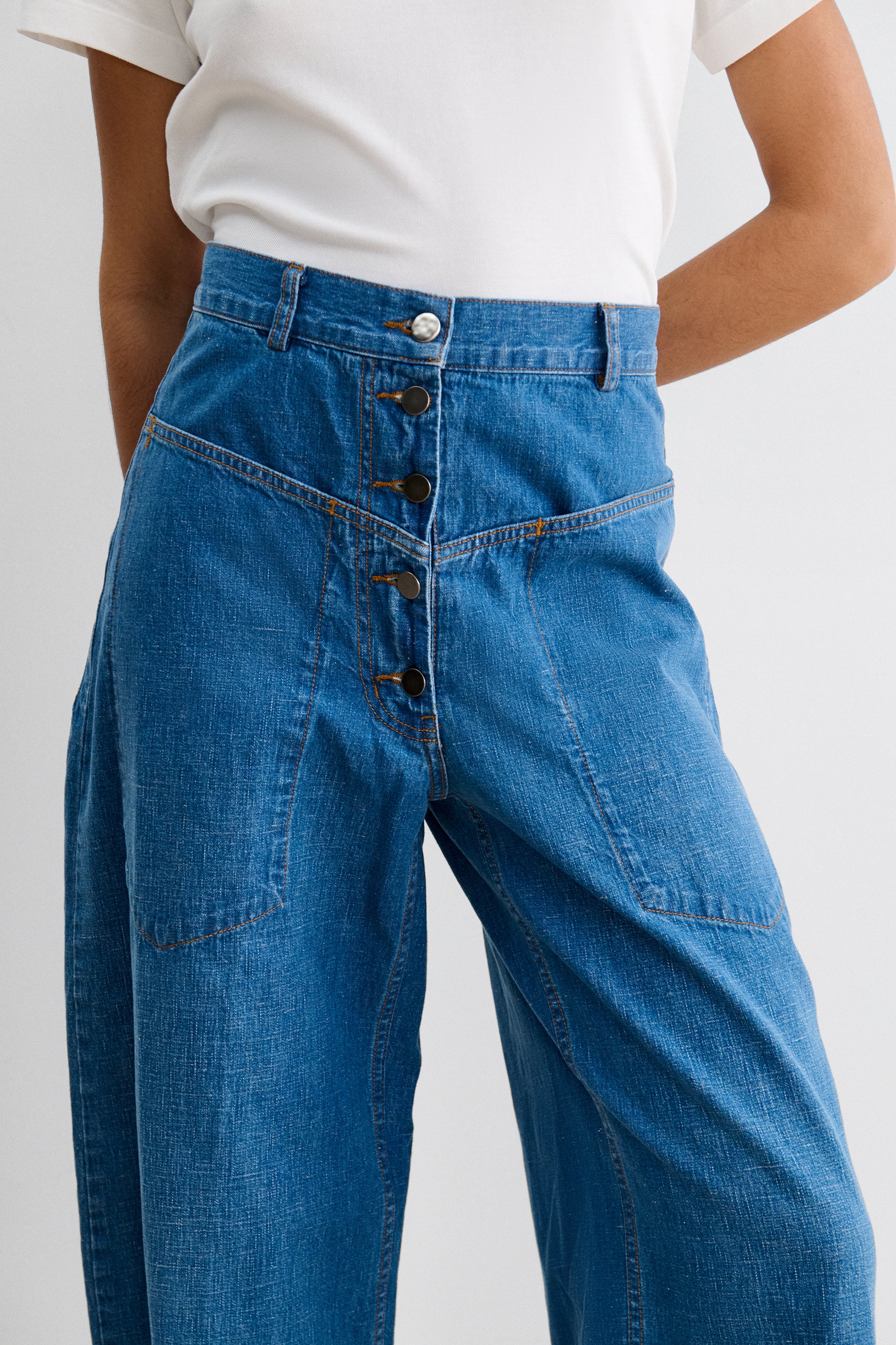 Angle Pant-DENIM-Rachel Comey