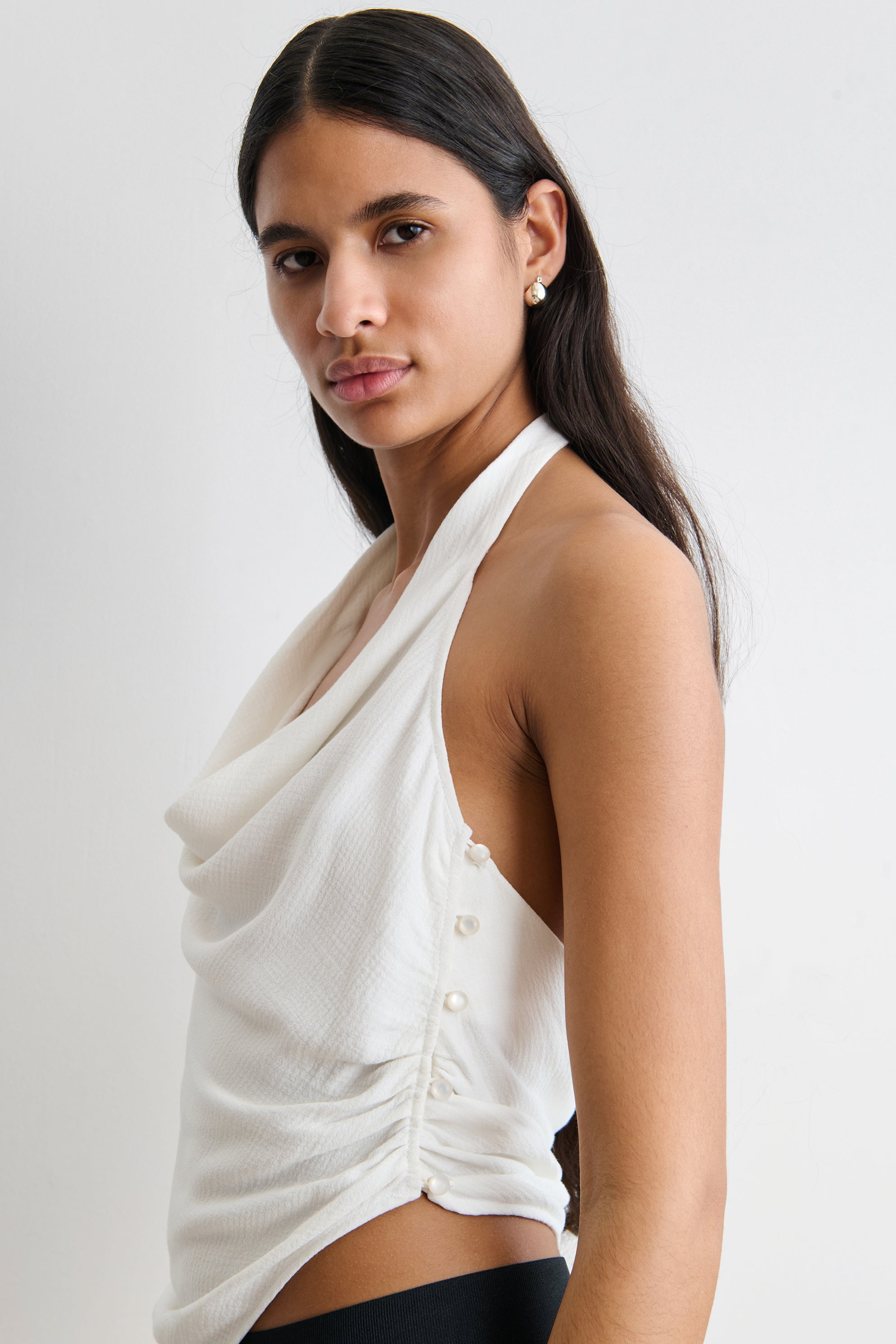 Beaulieu Halter Top-TOPS-Rachel Comey