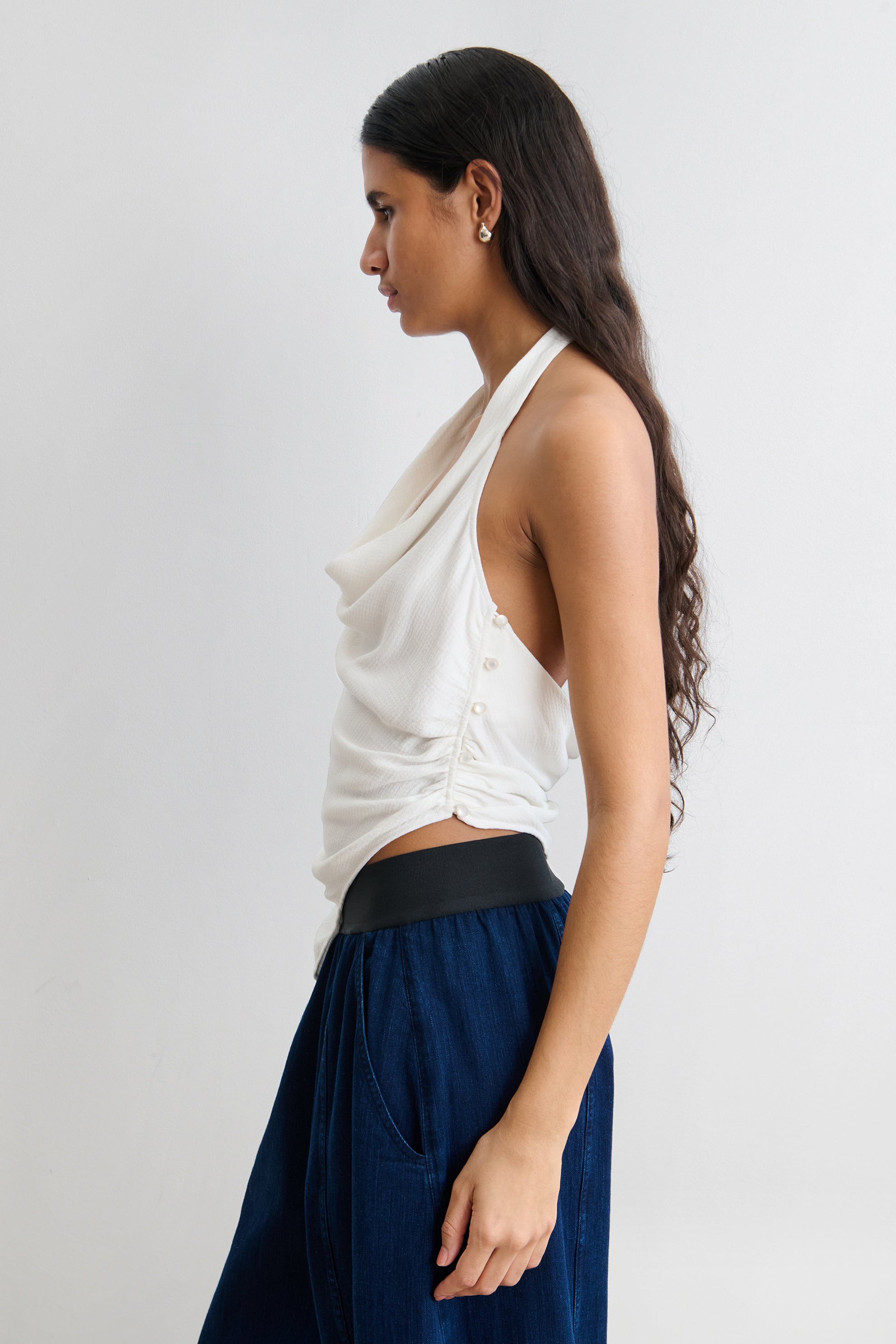 Beaulieu Halter Top-TOPS-Rachel Comey
