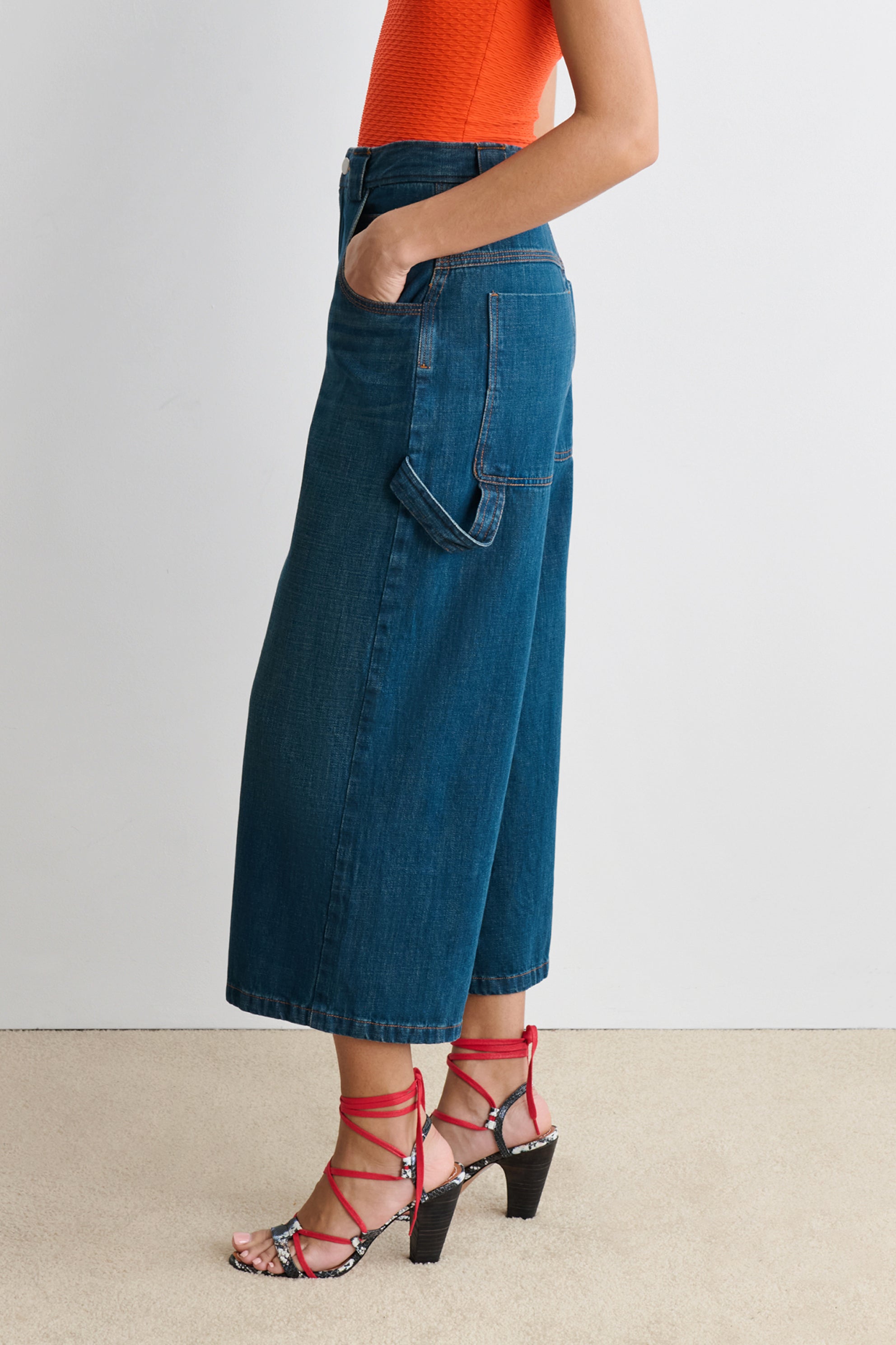 COMME des GARCONS ドーナツパンツ ブルー Carpen Pant