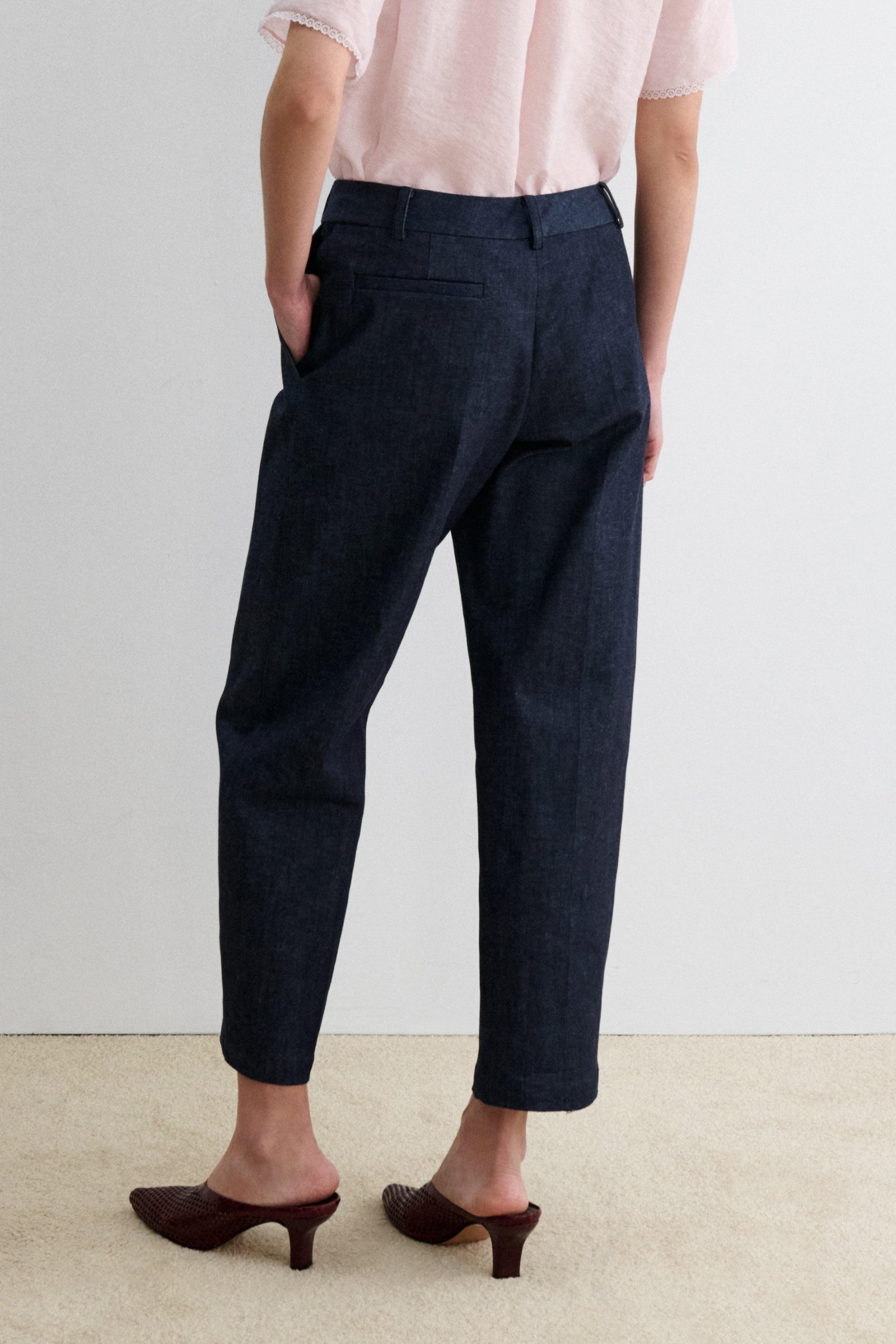 Cropped Snip Pant-DENIM-Rachel Comey