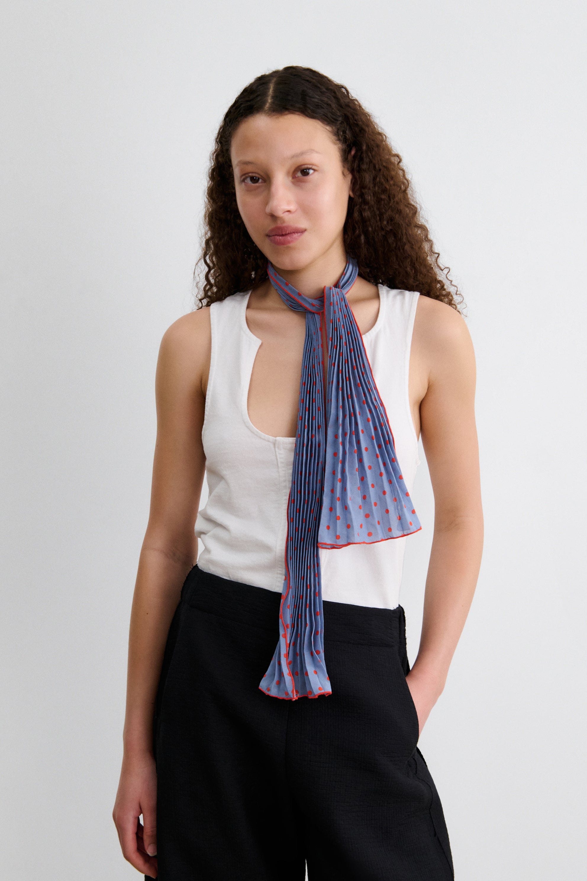 Pleated Scarf