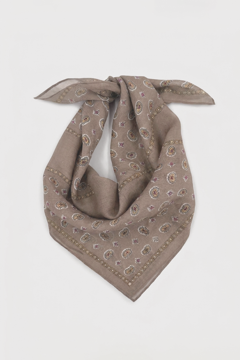 Paisley Ramie Large Scarf-SCARF-Rachel Comey