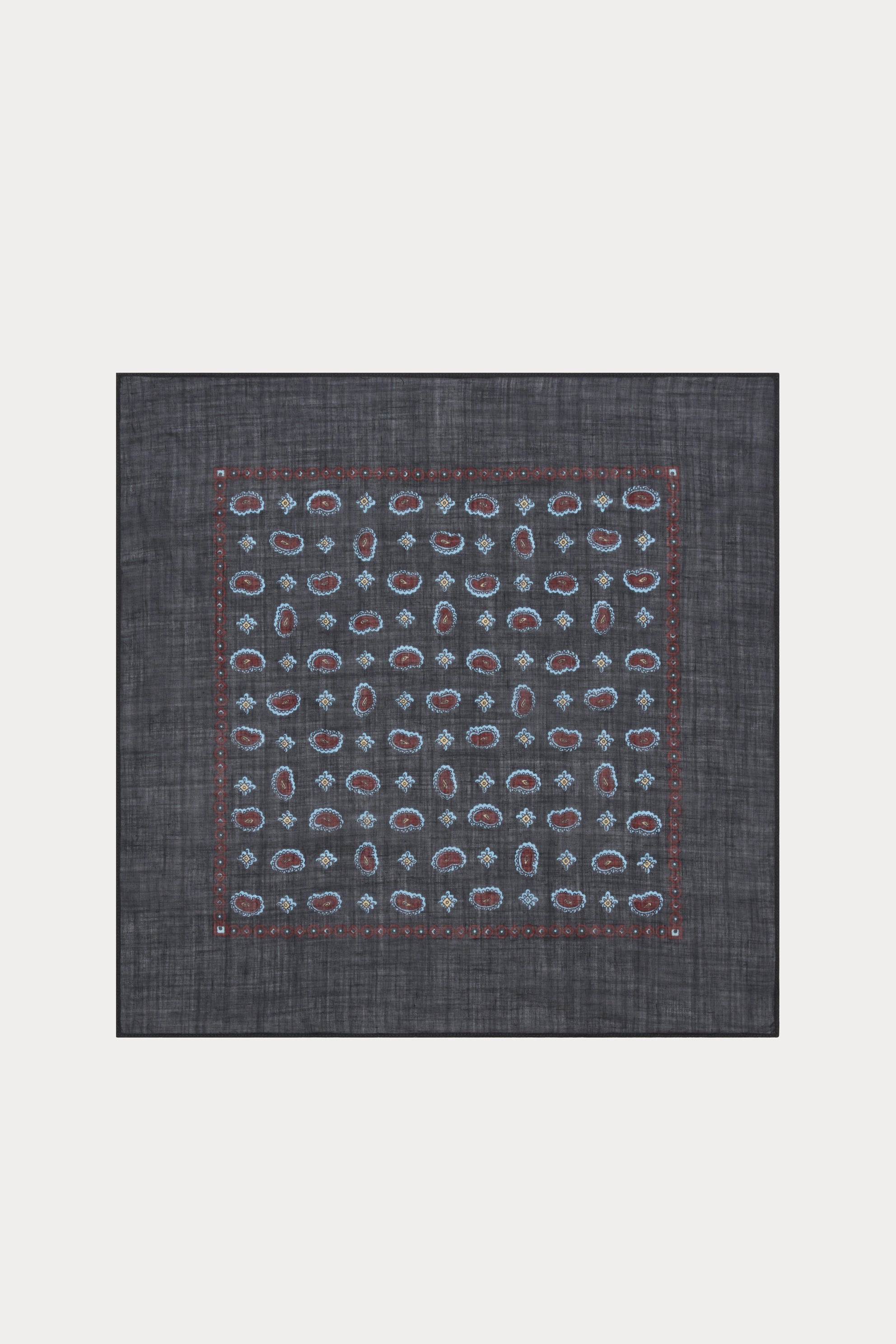 Paisley Ramie Small Scarf-SCARF-Rachel Comey