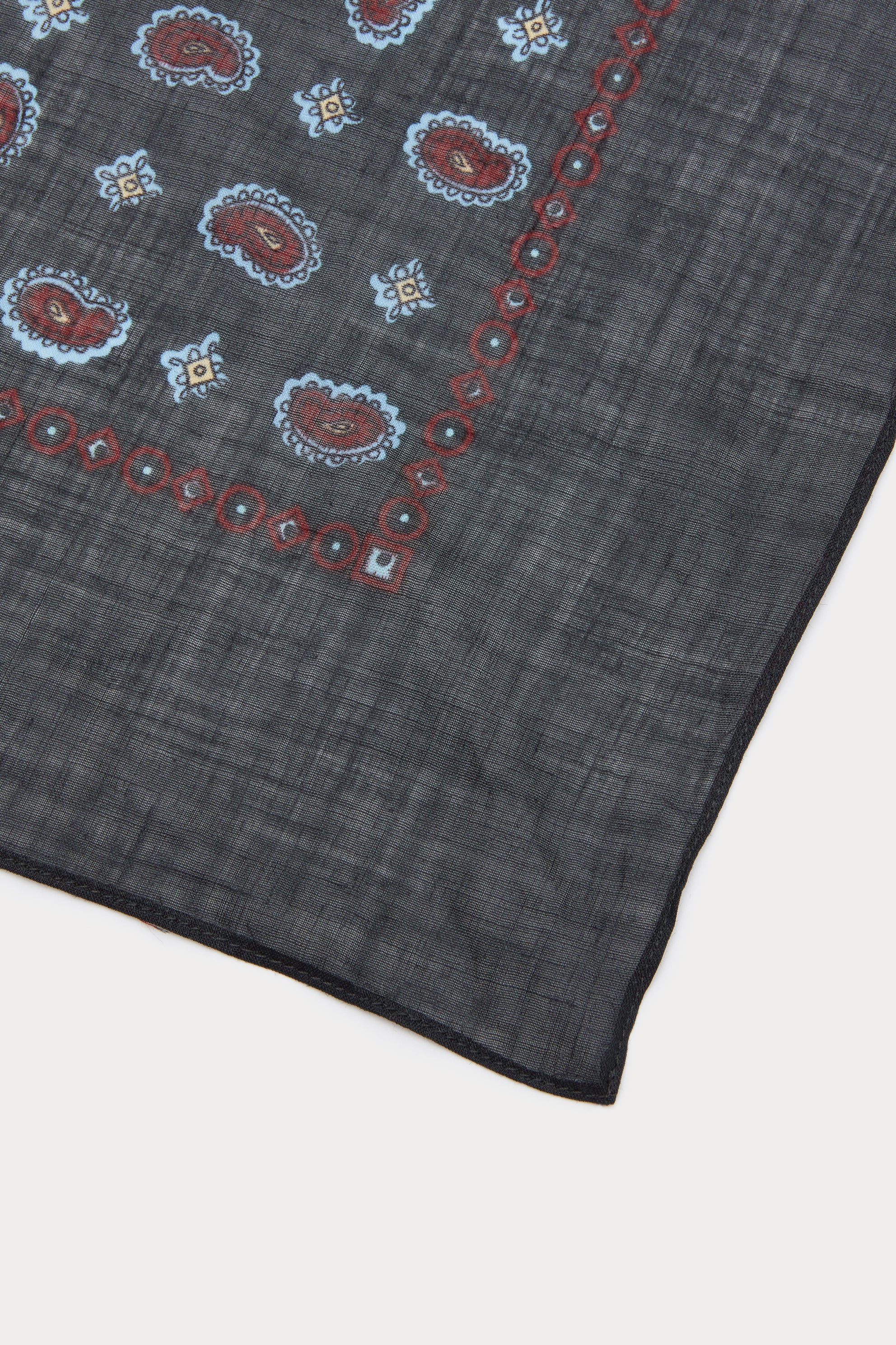 Paisley Ramie Small Scarf-SCARF-Rachel Comey