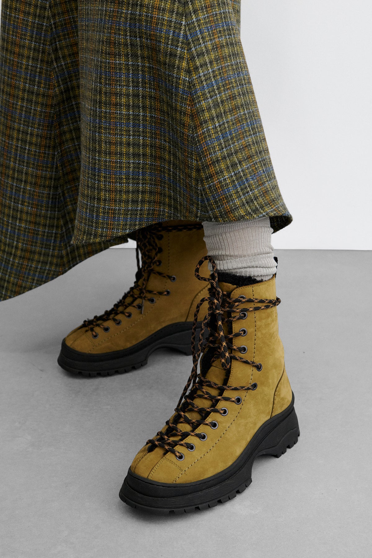 Lace Up Barla Shearling-BOOT-Rachel Comey