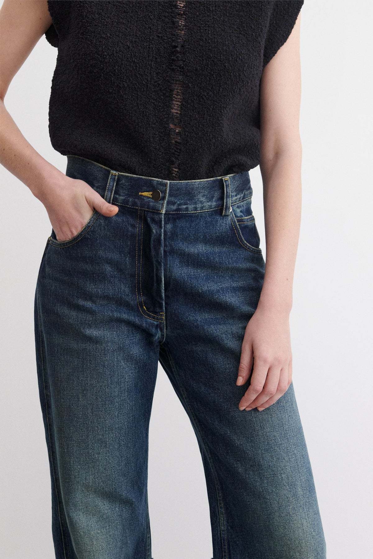 Bergen Pant-DENIM-Rachel Comey