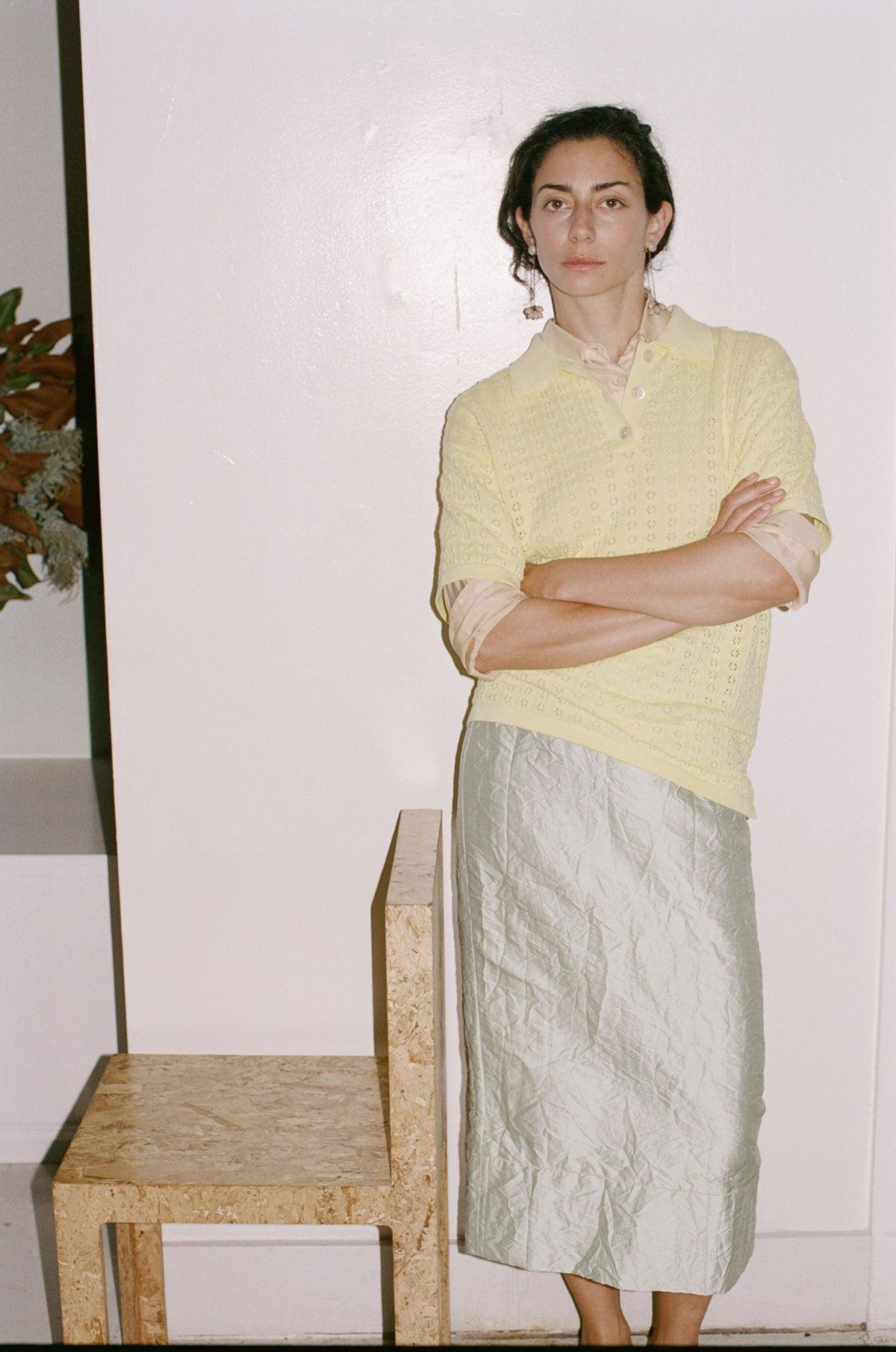 【新品未使用】pp* closet COUNTRY BASIC BLOUSE Clarence Polo