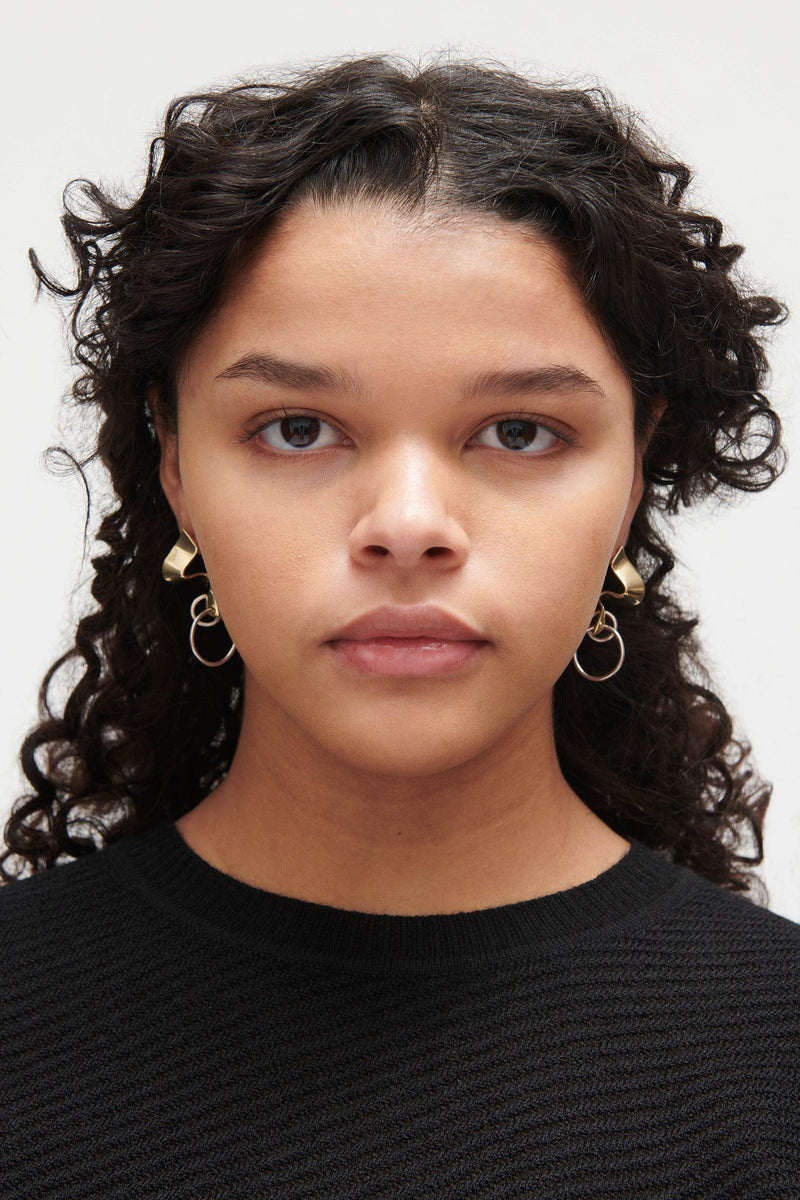 Quarry Elbe Loop Earring Pair-EARRINGS-Rachel Comey