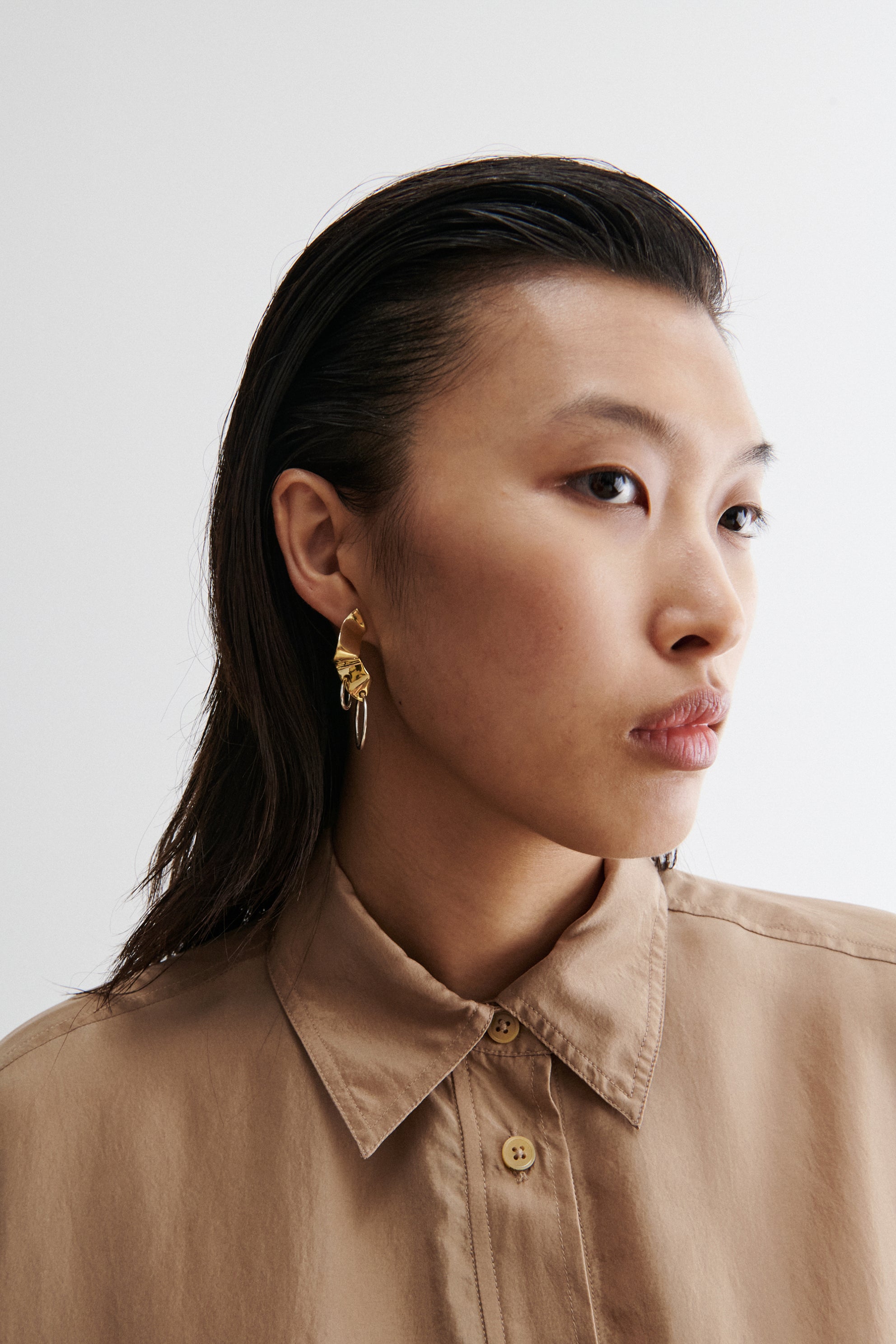 Quarry Elbe Loop Earring Pair-EARRINGS-Rachel Comey