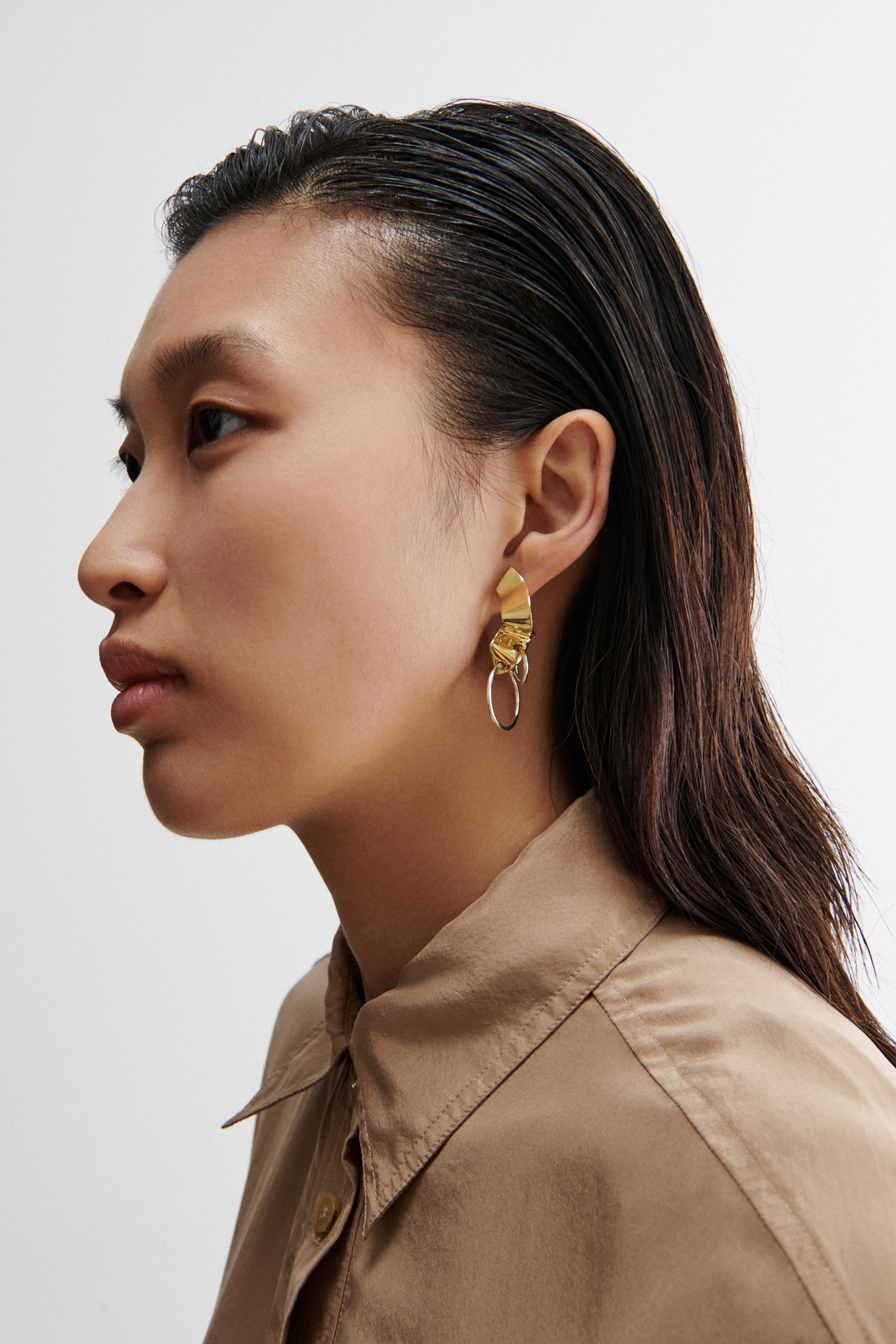 Quarry Elbe Loop Earring Pair-EARRINGS-Rachel Comey