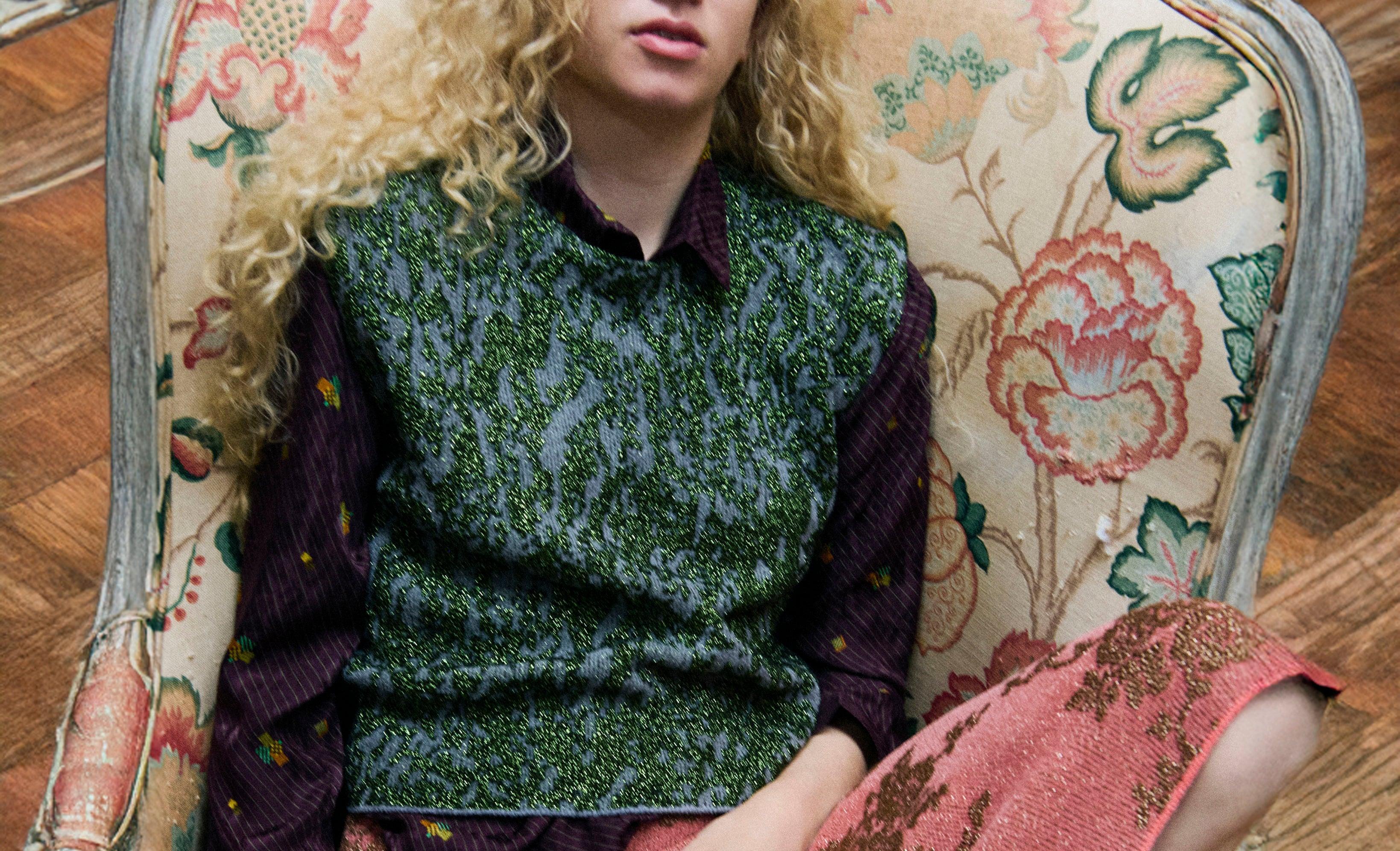 RACHEL COMEY レイチェルコーミー モチーフ編みロングニット S ニット 