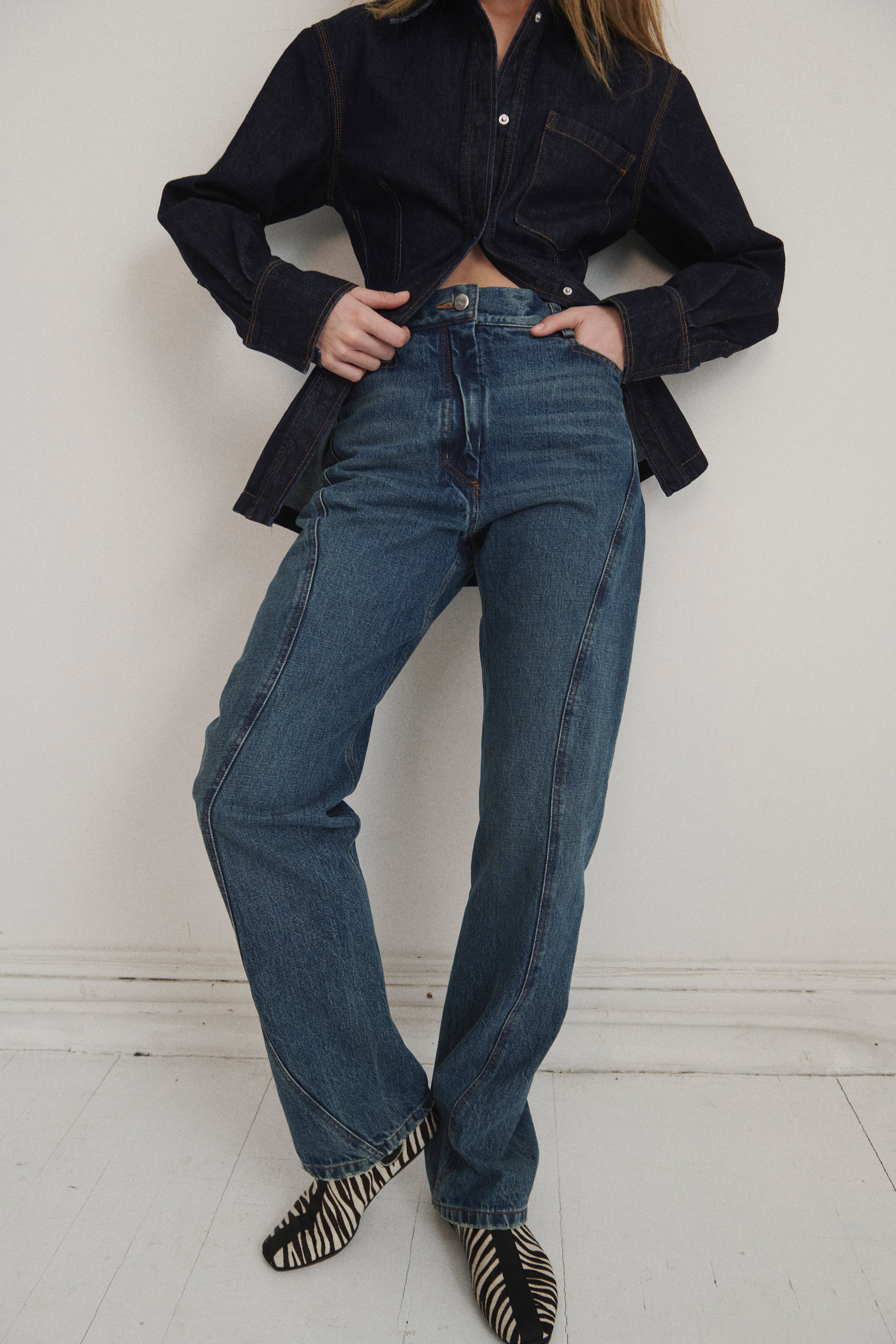 RACHEL COMEY ダークデニムシャツ Denim Shop | Rachel Comey