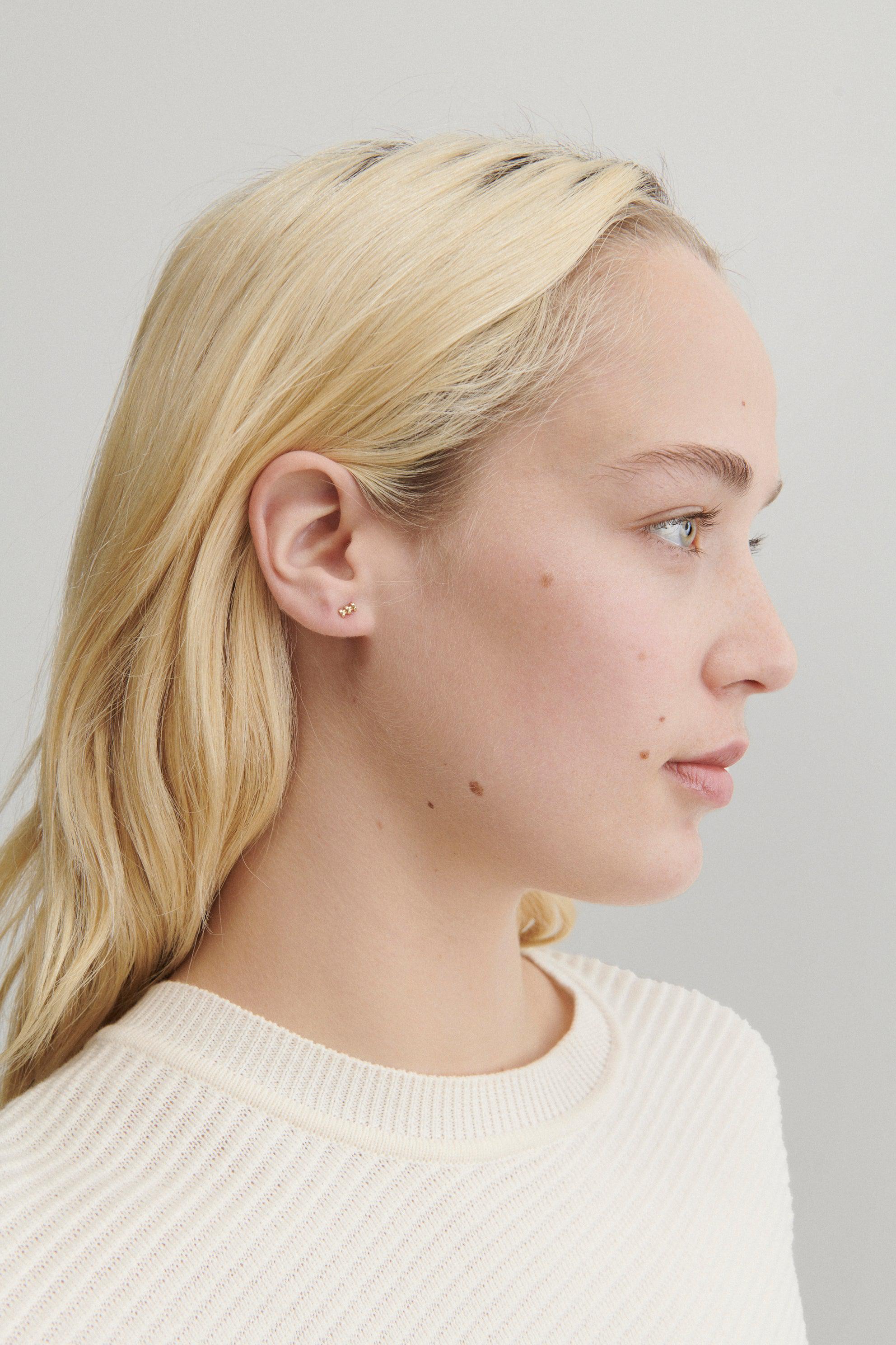 Quarry TriSemi Earring Single-EARRINGS-Rachel Comey