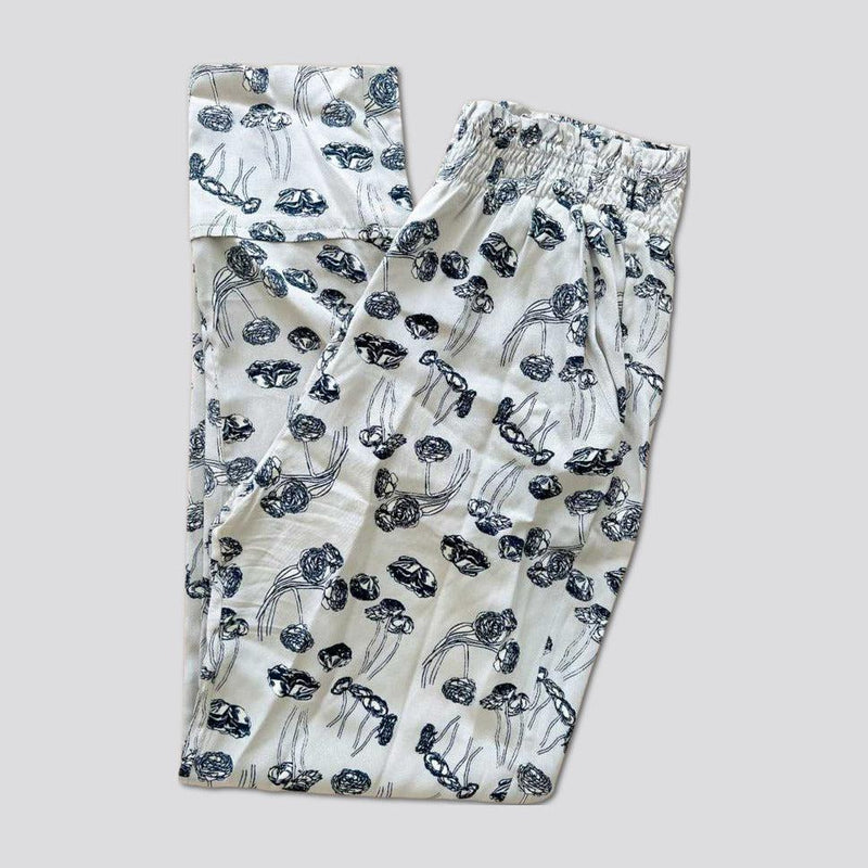 Pale Grey/Blue with Dark Blue Floral Print / S_Lizzie_80523